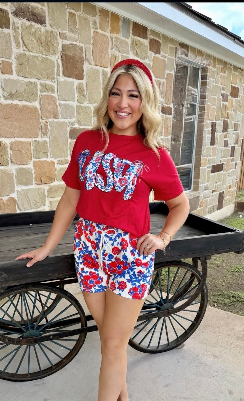 USA short set