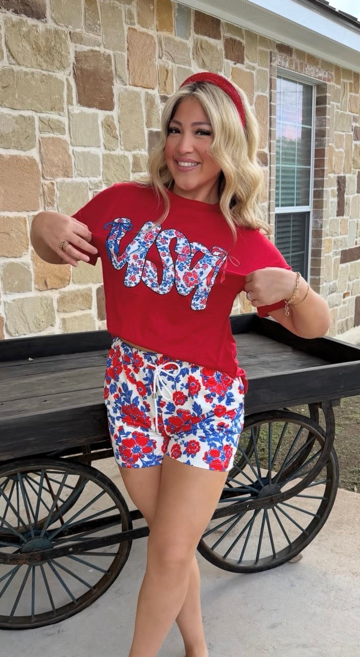 USA short set