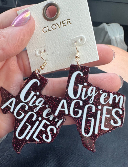 Aggies earrings