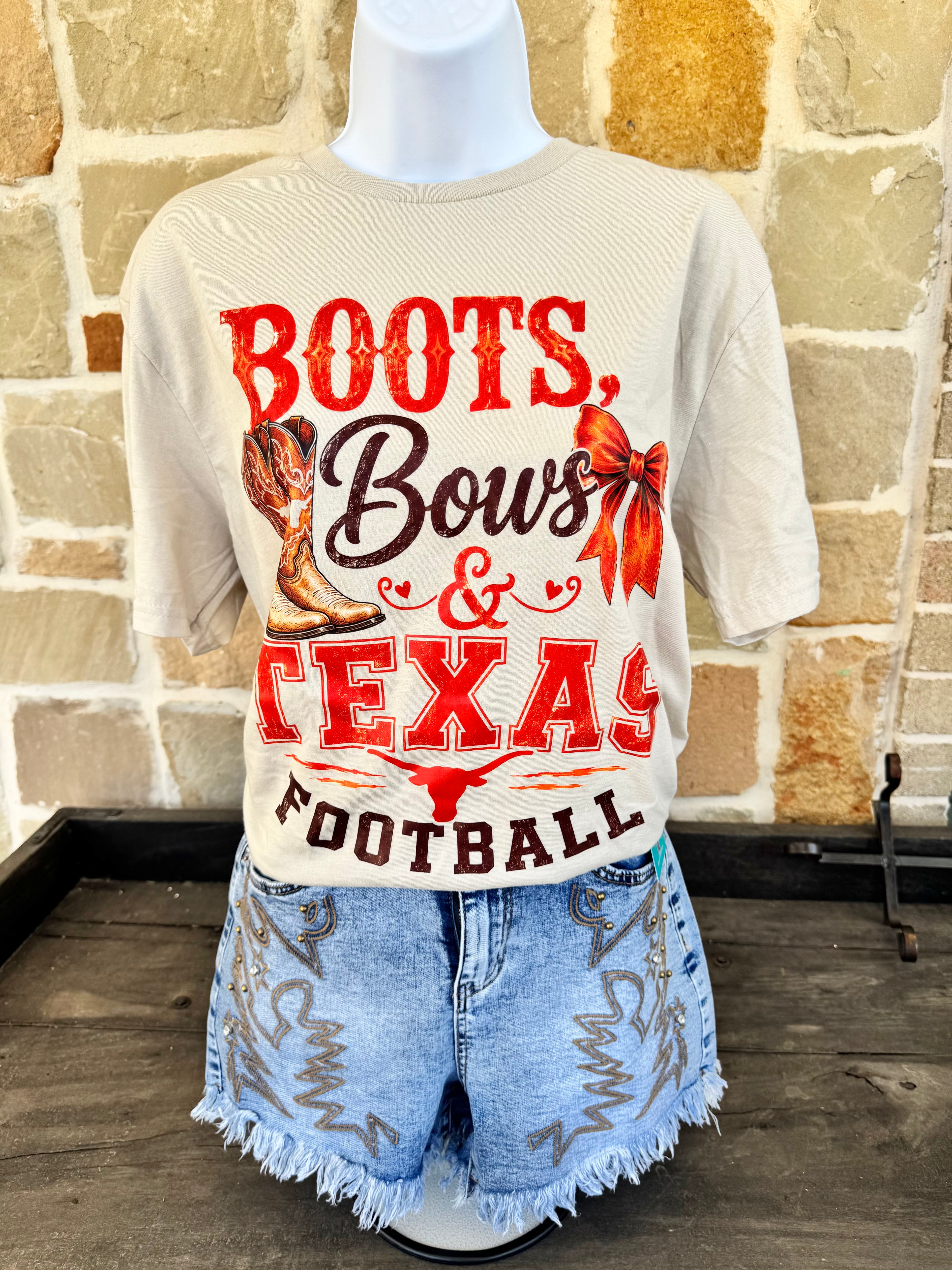 Texas Boots & Bows Tee