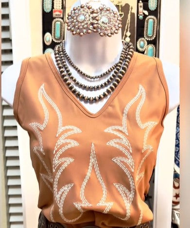 BOOT-STITCH BODYSUIT